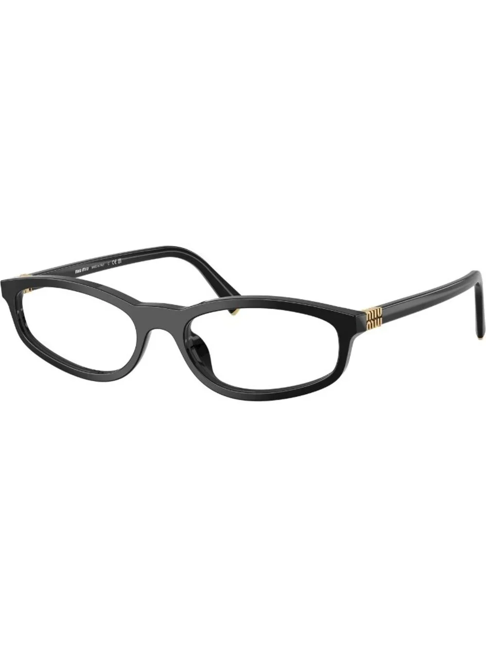 NWT MU01ZV Miu Miu Black Eyeglasses MU 01ZV 16K1O1